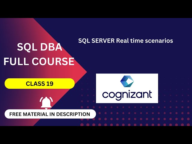 SQL SERVER  Real time scenarios