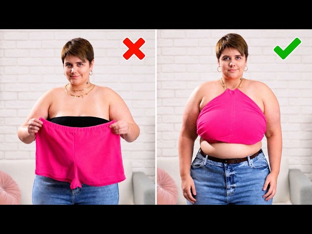 Fashion Hacks to Make Your Clothes Fit Perfectly! ⭐