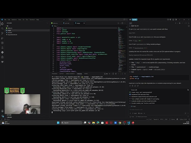 Simple ML with Vibes Coding (Github Copilot)