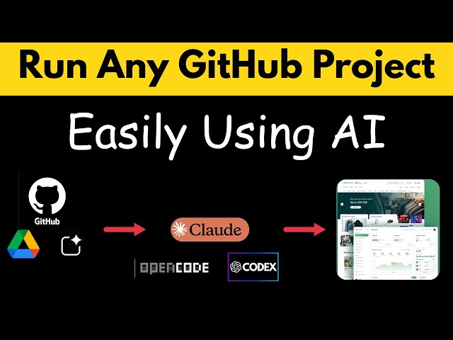 How to Run Any Downloaded GitHub Project Using AI Easily