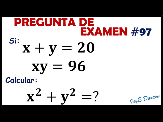How much do you know about algebra? - A novel process to find the solution | Exam 97