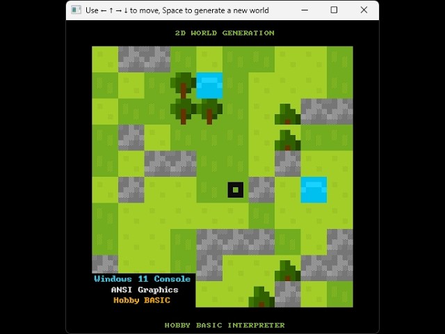 2D World Generation - Hobby BASIC