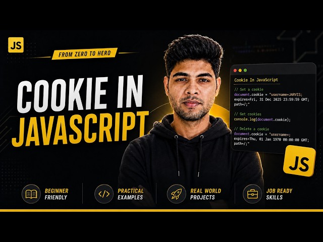 Cookies in JavaScript Explained | JavaScript Tutorial #52
