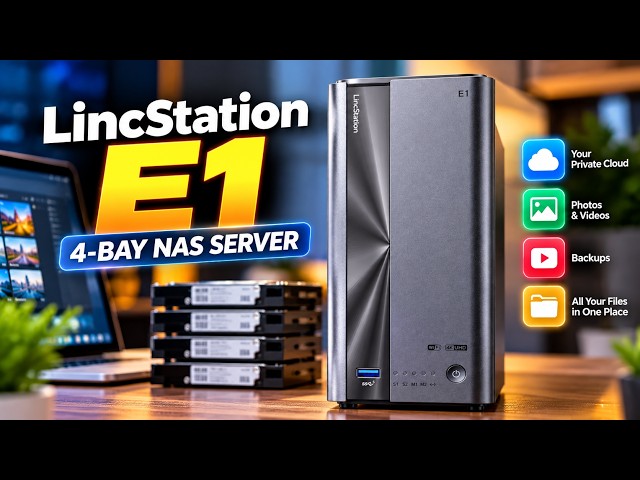 LincStation E1 NAS Review – Powerful 4-Bay Home NAS Server!