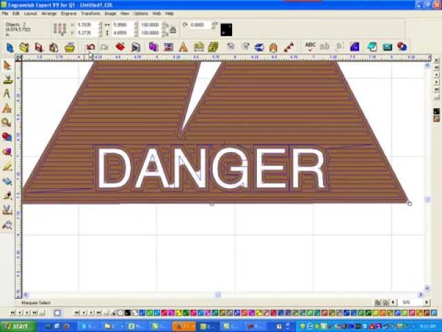EngraveLab Training - Manual Digitize and Fill Pattern with Internal Text and shapes