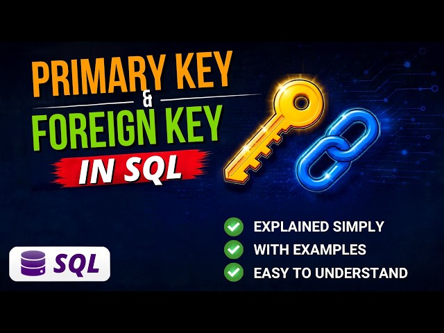 Primary Key vs Foreign Key Explained in 5 Minutes: Stop Confusion NOW!