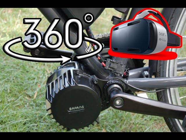 360° VR Bafang 750W Mid-Drive E-Bike Off Road test