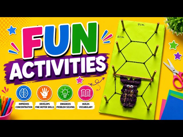 Fun Activities for Kids | DIY Teaching Learning Material (TLM) | Creative Classroom Activity