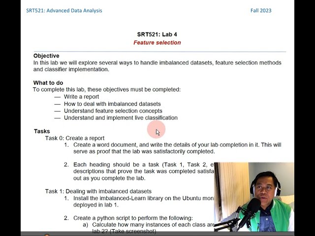 SRT521 - Machine Learning: Lab 4 - Feature selection