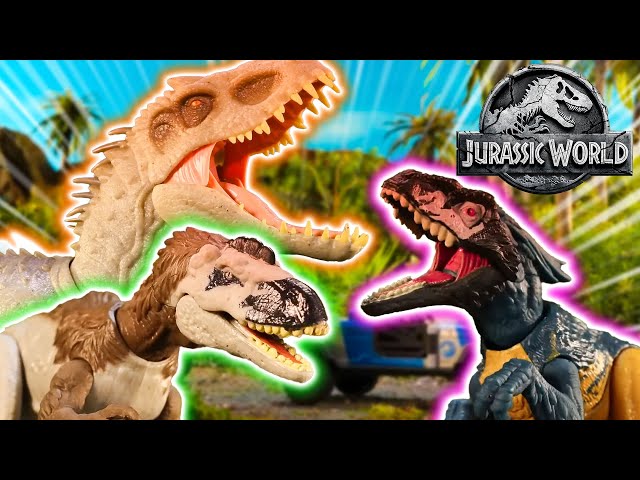 More Epic Adventures from Jurassic World Dino Trackers! 🦖 | Mattel Action!