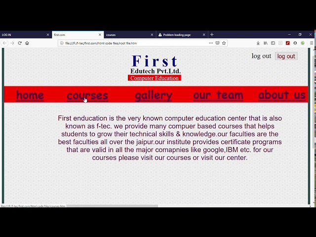 A simple website design from HTML,CSS & JS. MUST watch