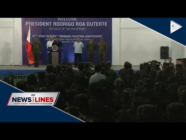 #PresidentDuterte graces ARESCOM founding anniversary
