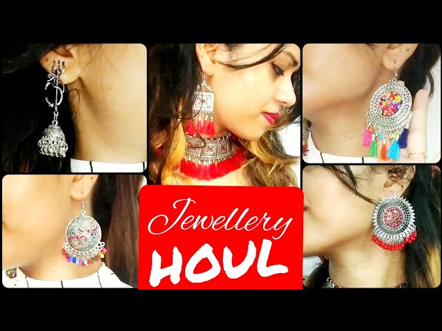 Affordable SILVER/Oxidized Jewellery HAUL | Varsaan Retail | Glamm Secrets