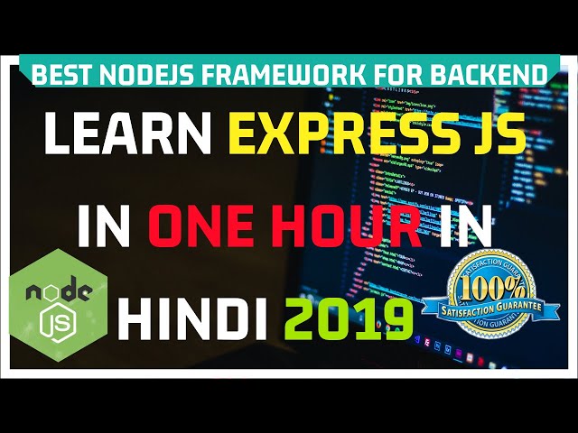 ExpressJs Tutorial in One Video in Hindi with One Mini Project 2019 🔥