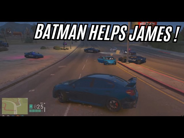 Batman Helps James After His Car Goes Out | GTA 5 RP NoPixel 4.0