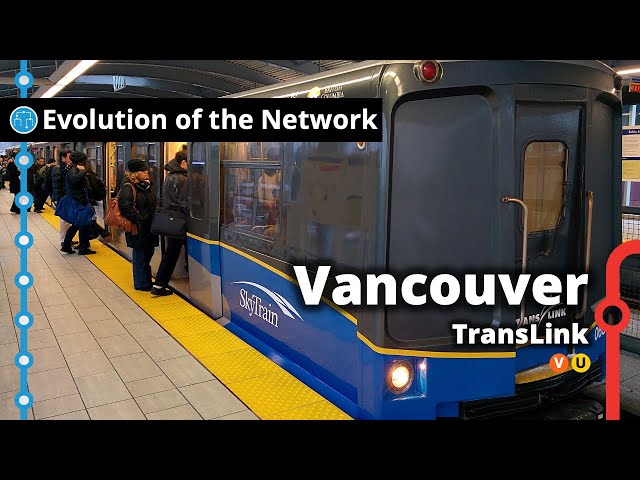 Vancouver's SkyTrain Network Evolution