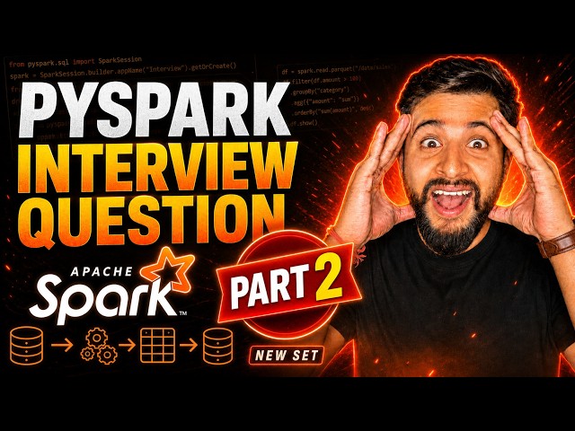 PySpark Interview Questions Part 2 😱 | Even Harder Questions Asked in Data Engineering Interviews