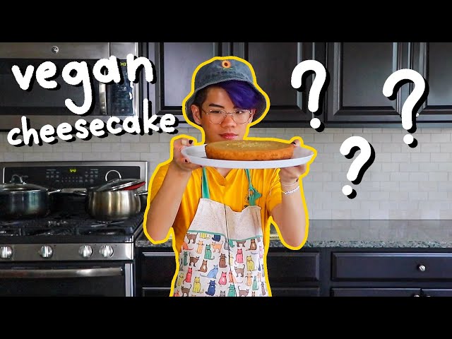 Baking a vegan cheesecake because dairy doesn't like me | Frederic's Asian Kitchen