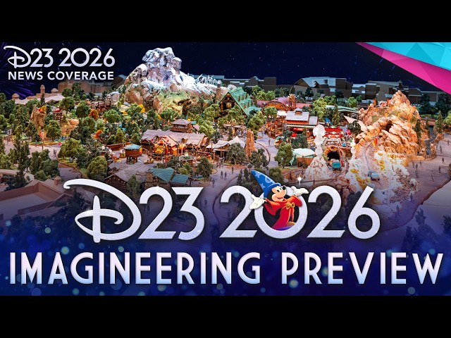 D23 EXPO 2026 | "Piston Peak" CARS LAND Model Revealed - Disney News