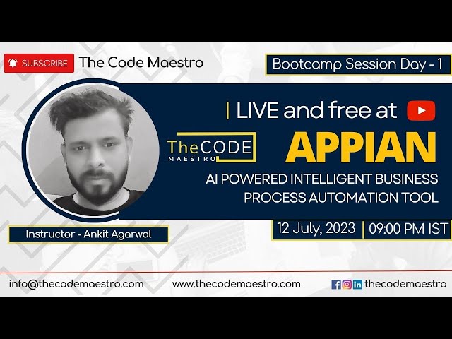 #Appian bootcamp Day - 1 | Appian expert - 8+ years of Experience