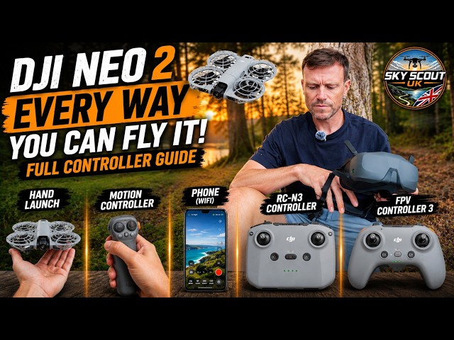 DJI Neo 2 Every Way You Can Fly It!  Full Controller Guide