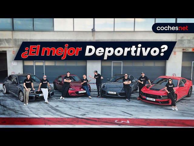 ULTIMATE SPORTS CAR COMPARISON 2026 | Test / Review in Spanish | coches.net