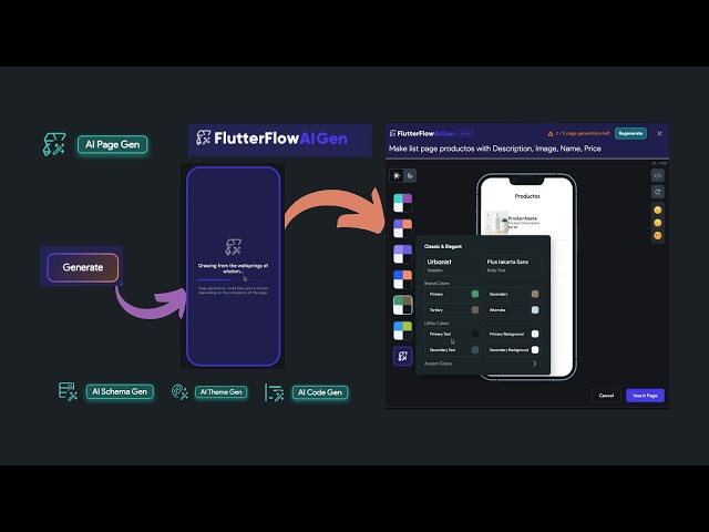 FlutterFlow + IA: Genera código y estilos automáticamente para un desarrollo eficiente.