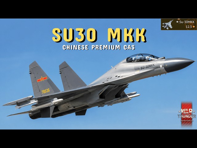 This SU30 mkk Chinese Premium CAS is OP | War Thunder