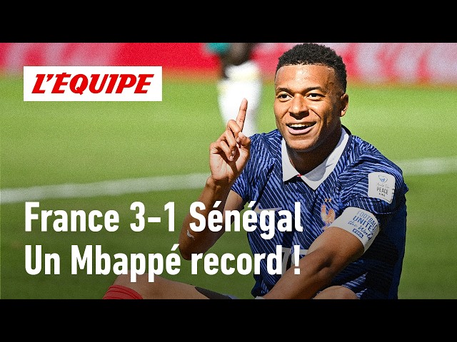 France 3-1 Senegal: LEGENDARY! Kylian Mbappé becomes the all-time top scorer for Les Bleus!