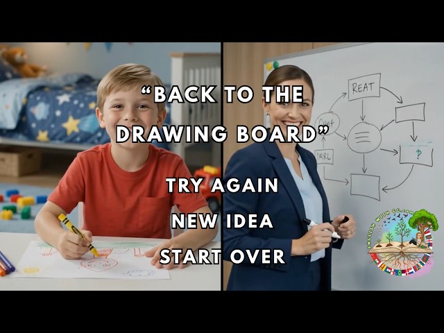 American Idioms & Their Meaning -  "Back To The Drawing Board"