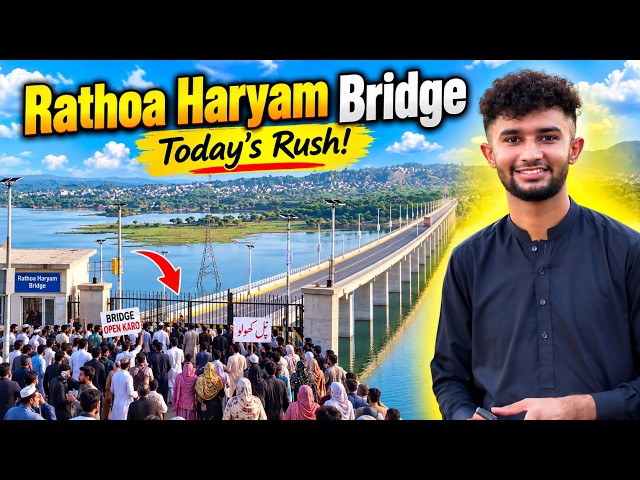 Rathoa Haryam Bridge Update! Work Almost Complete? Huge Crowd at the Bridge!