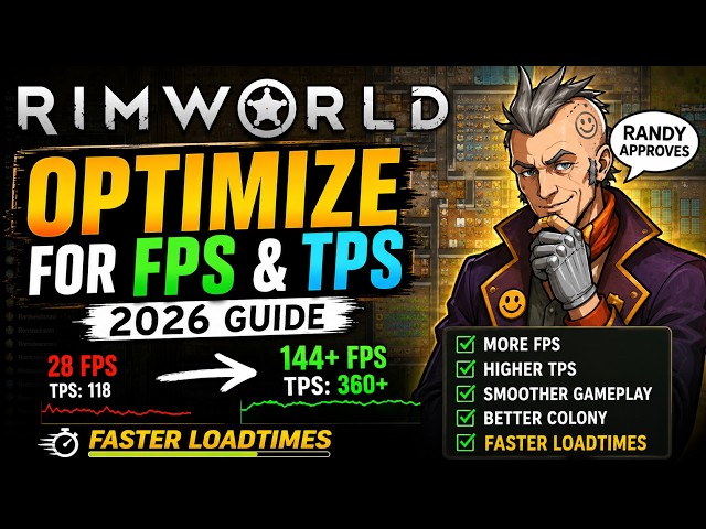 RimWorld : Ultimate Optimization Guide (2026)