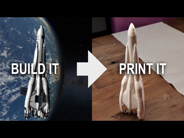 This Mod Turns KSP Rockets into Real 3D Printed Models