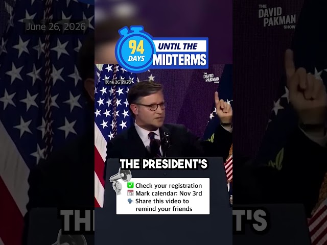 Republicans panic as the midterms approach #shorts #mikejohnson #midterms2026
