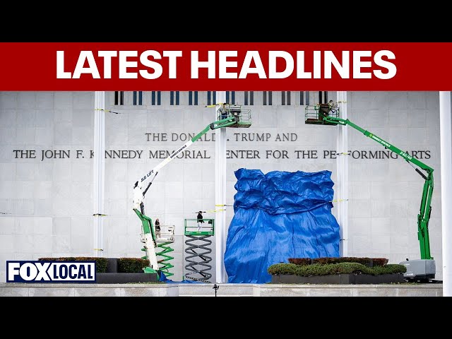 Trump faces deadline on Kennedy Center renaming; Reflecting Pool sealed