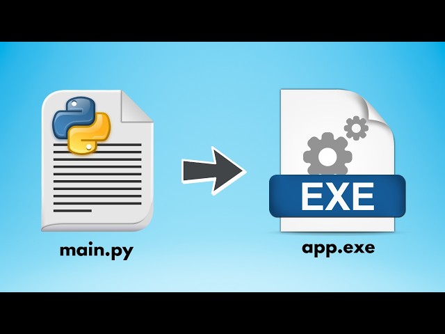 How to Convert a Python File (.py) to an EXE — Easy Method!