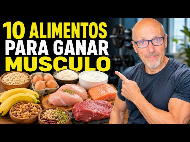 🥩🥚¿QUE COMER PARA GANAR MASA MUSCULAR? 10 ALIMENTOS QUE FUNCIONAN DE VERDAD 🥩🥚