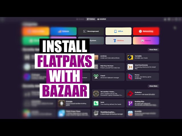 Bazaar Is An App Center For Flatpaks