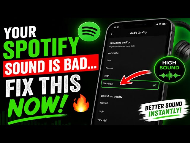 Your Spotify Sound Is BAD… Fix This Now 🔥 (Spotify Sound Quality Fix)