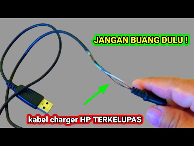 IDE KREATIF ❗️Jangan Buang Dulu Kabel Pengisi Daya HP atau Charger HP Yang Rusak ‼️
