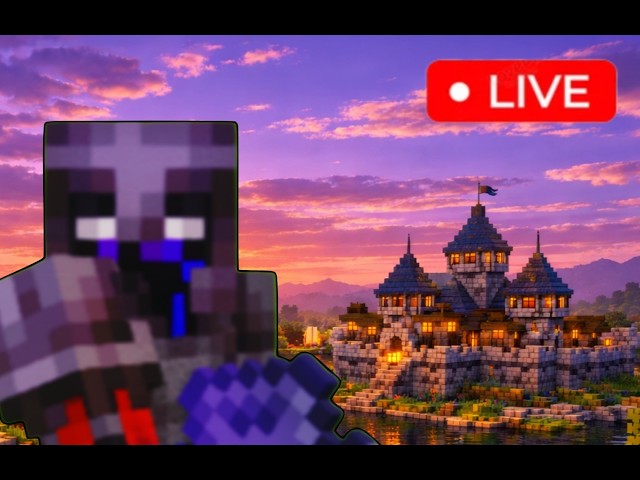 Building a Castle in Minecraft | Goals: 200 subs 🎯