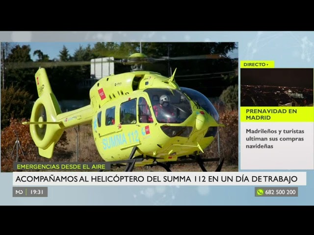 This is how the Summa 112 helicopter works with emergencies
