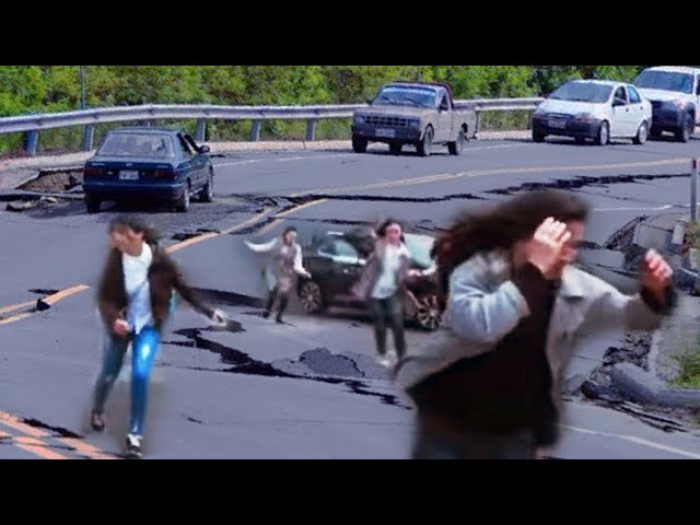 Powerful M7.6 Earthquake Japan: First Footage of Tsunami, Houses Collapse