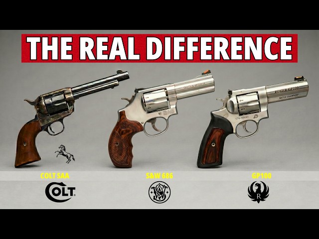 Colt vs Ruger vs Smith & Wesson — The Survival Truth No One Talks About