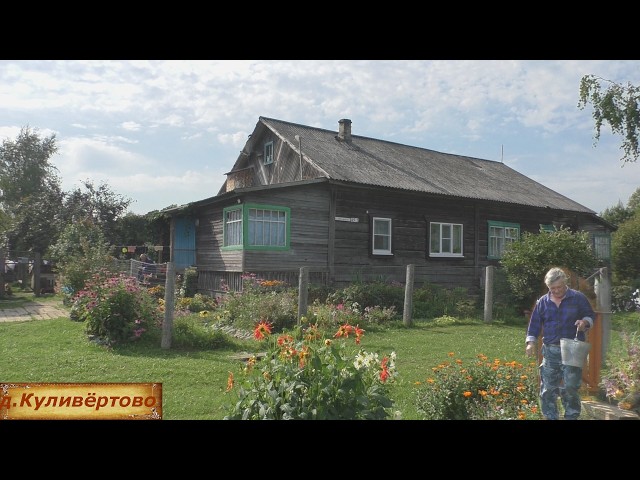 Уютная деревня в глубинке Костромской области. Жизнь в отдаленной деревне. Богатый большой дом.