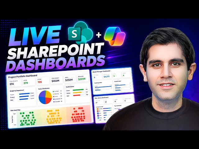 Build LIVE SharePoint Dashboards with Copilot