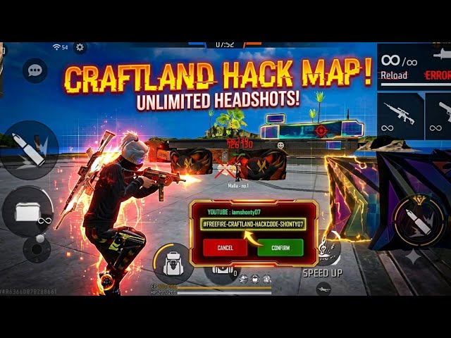 How to new 1v1 Hack craftland map code | new   changing new password | watch full video end ||