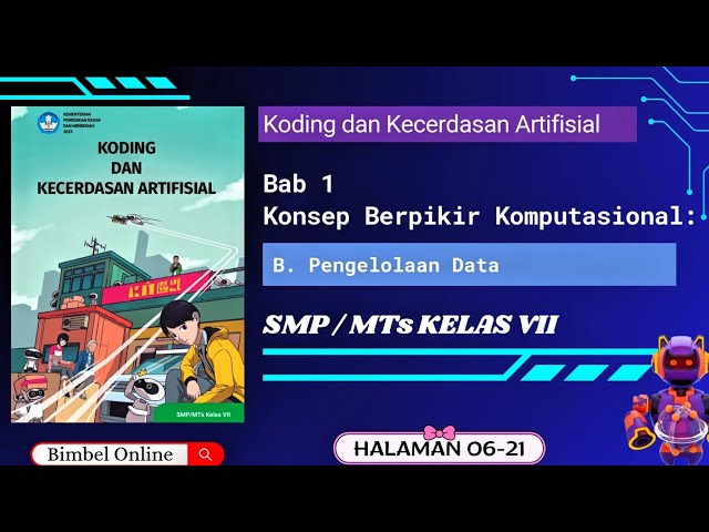 Coding and Artificial Intelligence : Chapter 1 Topic B : Pages 06-21 : Data Management
