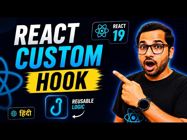 React Custom Hooks Explained🔥 | Stop Repeating Code in React | React Tutorial for Beginners #21