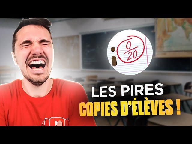 LES COPIES DES ÉLÈVES LES PLUS DRÔLES ! (C'est des génies incompris)